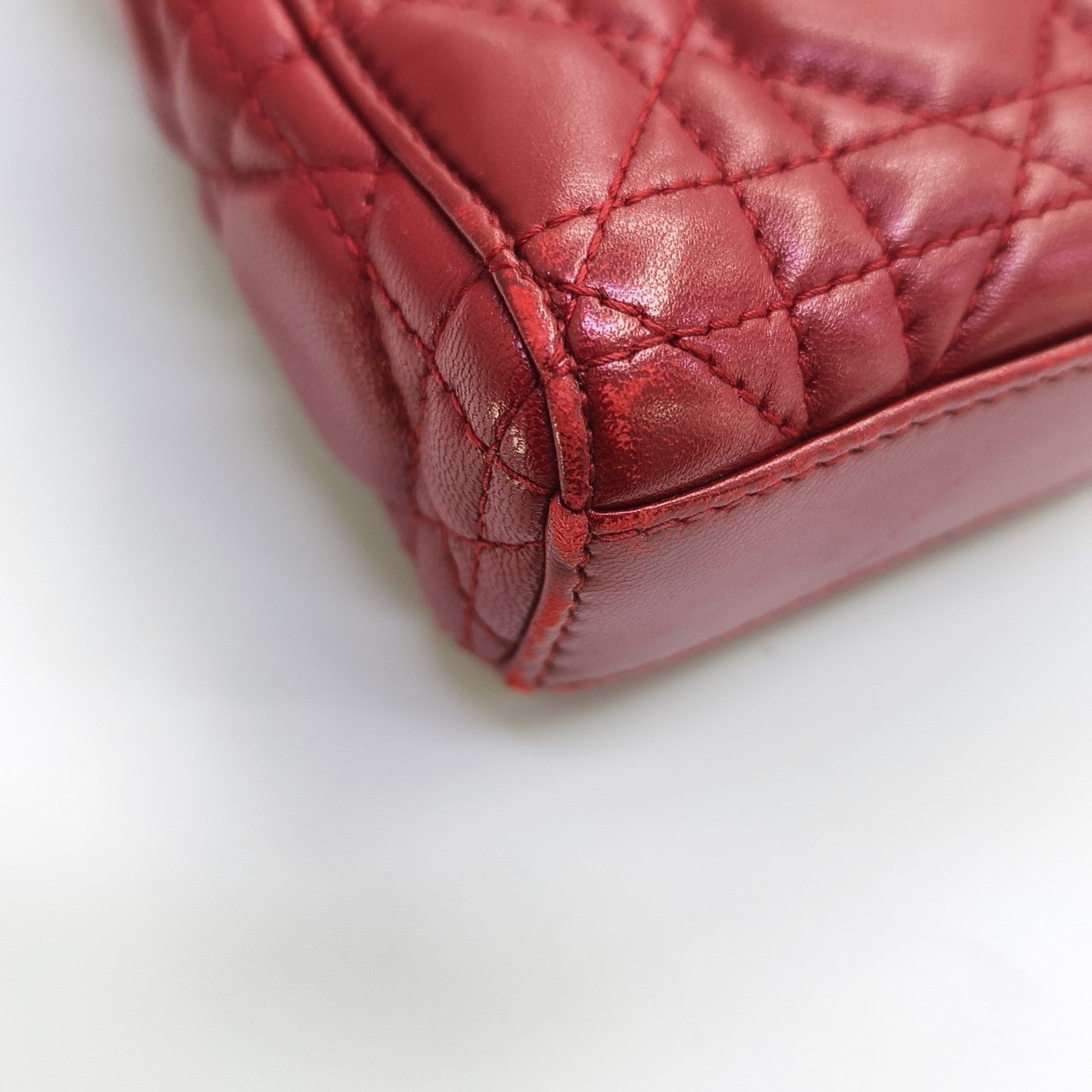 Lady D-Joy Medium Cannage Lambskin Multicolor