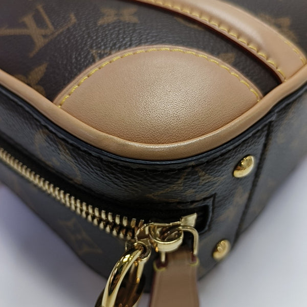 LUGGAGE Monogram Coated Canvas Brown