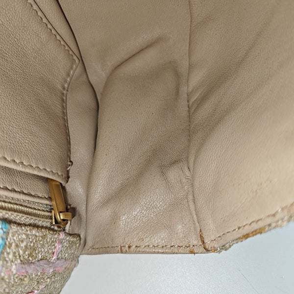 Wool Shoulder Bag Beige