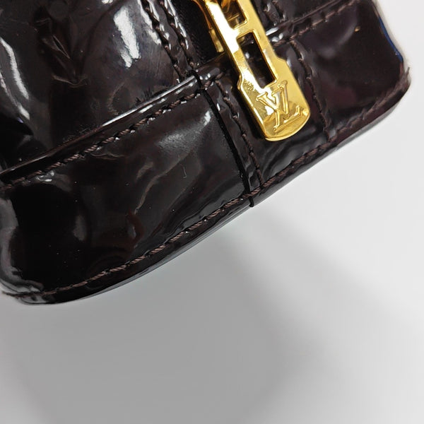 ALMA BB Monogram Patent Leather Red