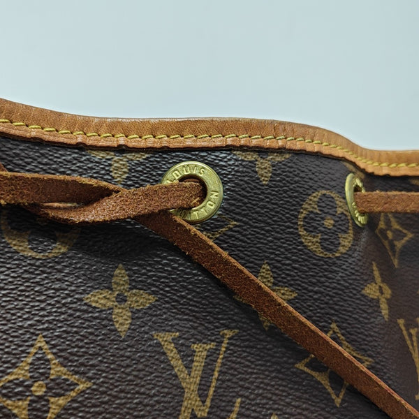 NOÉ BB Monogram Coated Canvas Brown