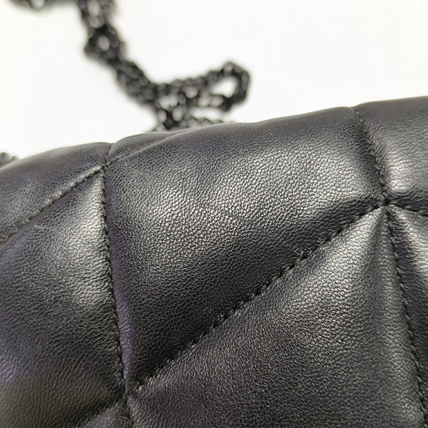 PUFFER Mini Quilted Lambskin Black
