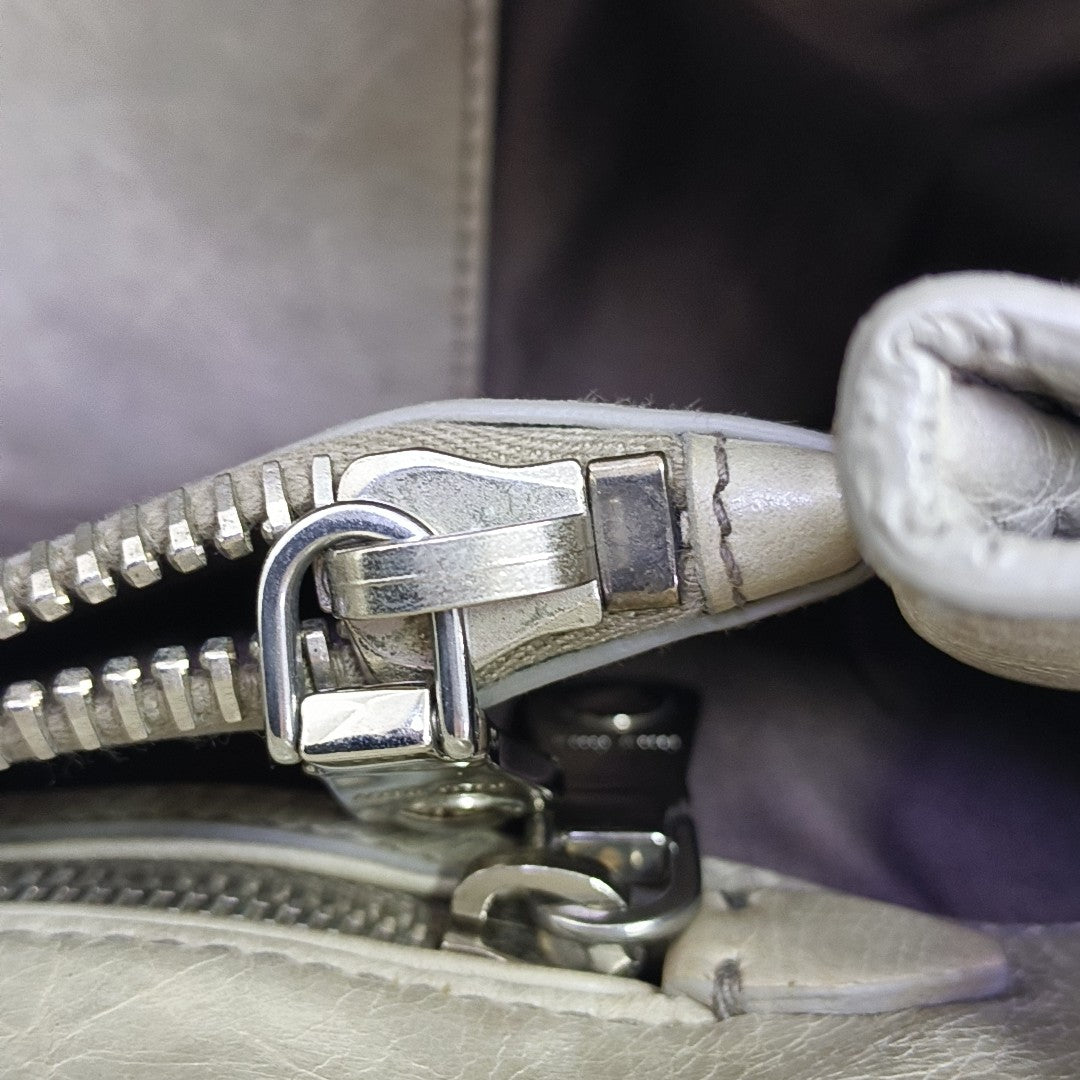 Shoulder Strap Calfskin Gray