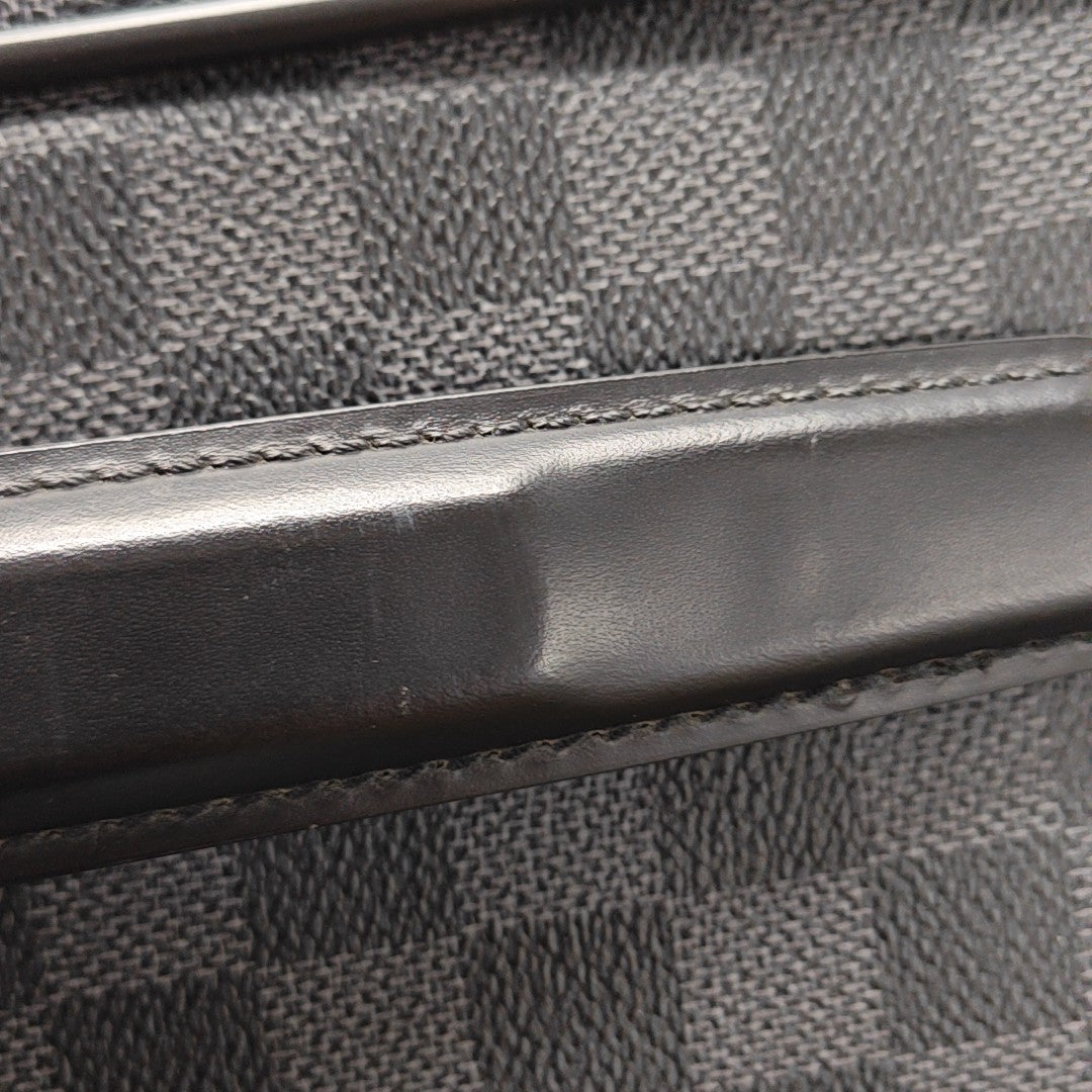 PEGASE 65 Damier Graphite Coated Canvas Black