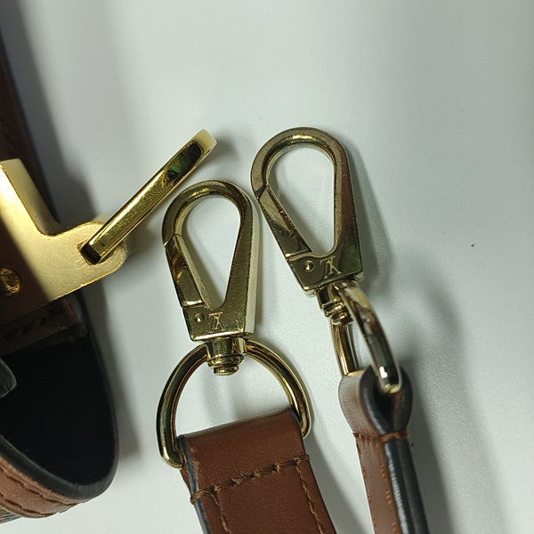 DAUPHINE Mini Coated Canvas Brown