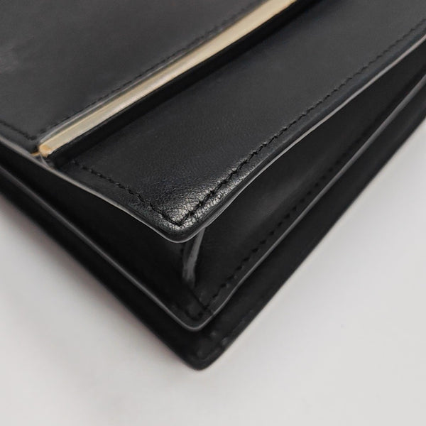 Calfskin Shoulder Bag Black