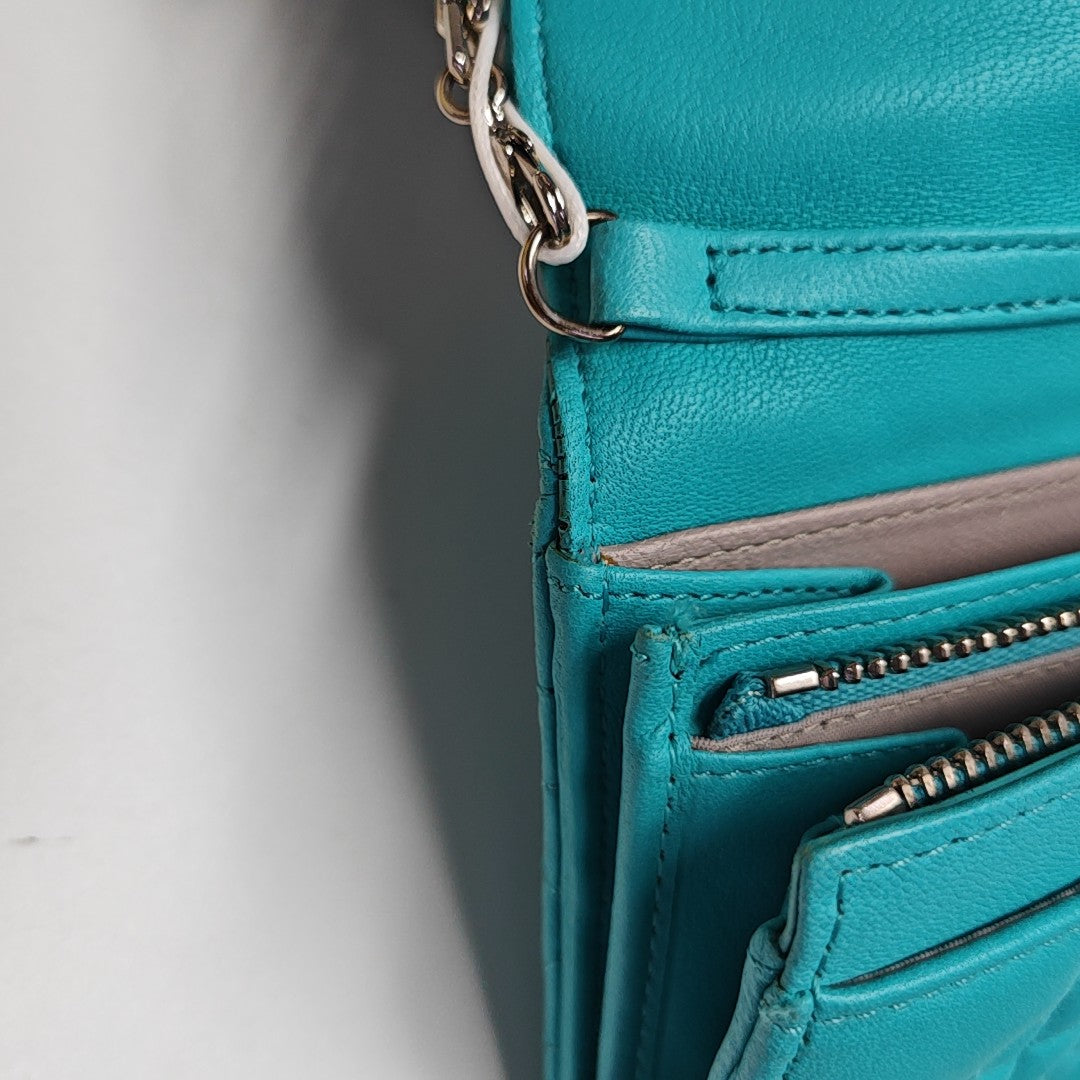 Miss Dior Cannage Calfskin Green