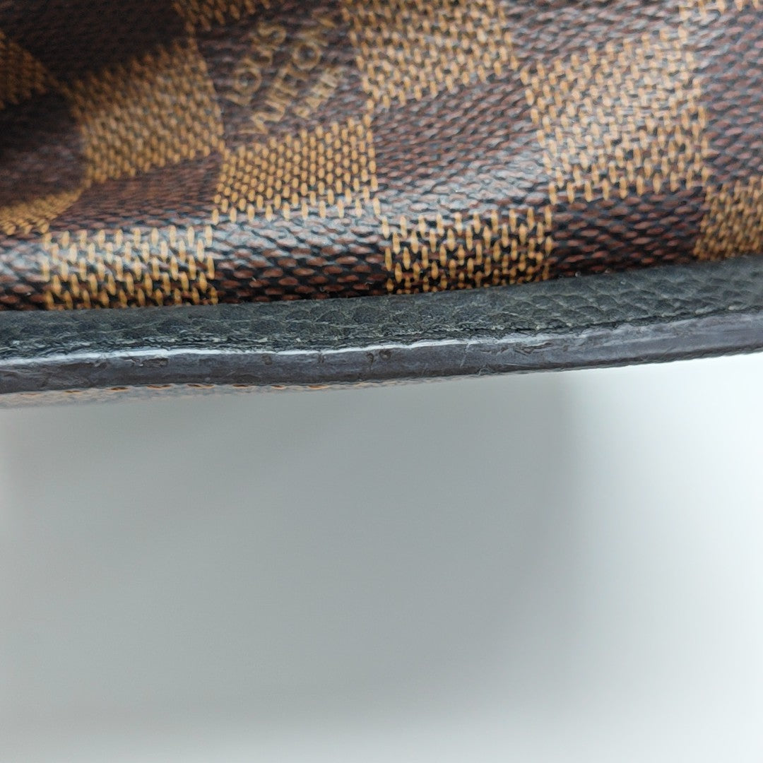 WIGHT Damier Ebene Coated Canvas Brown