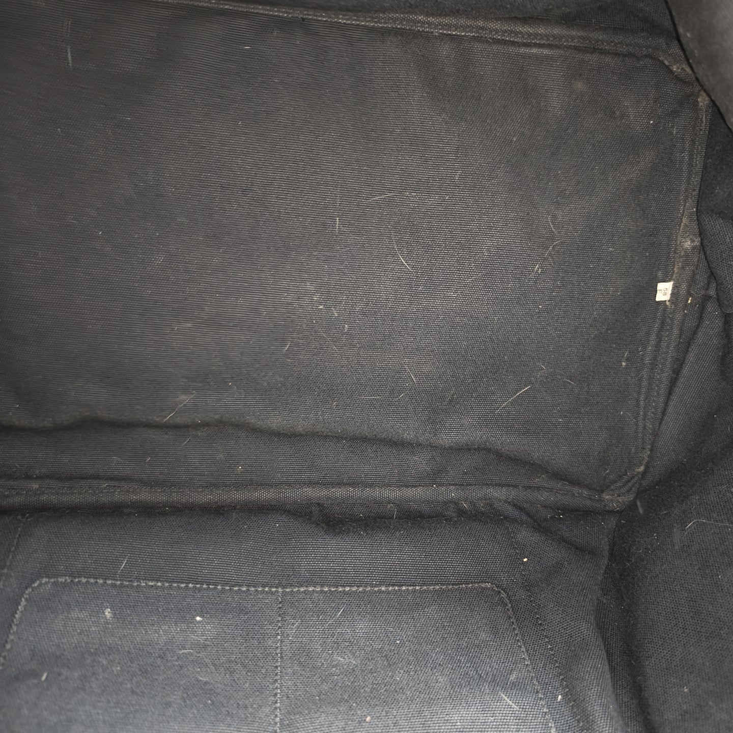 Canvas Top Handle Bag Black