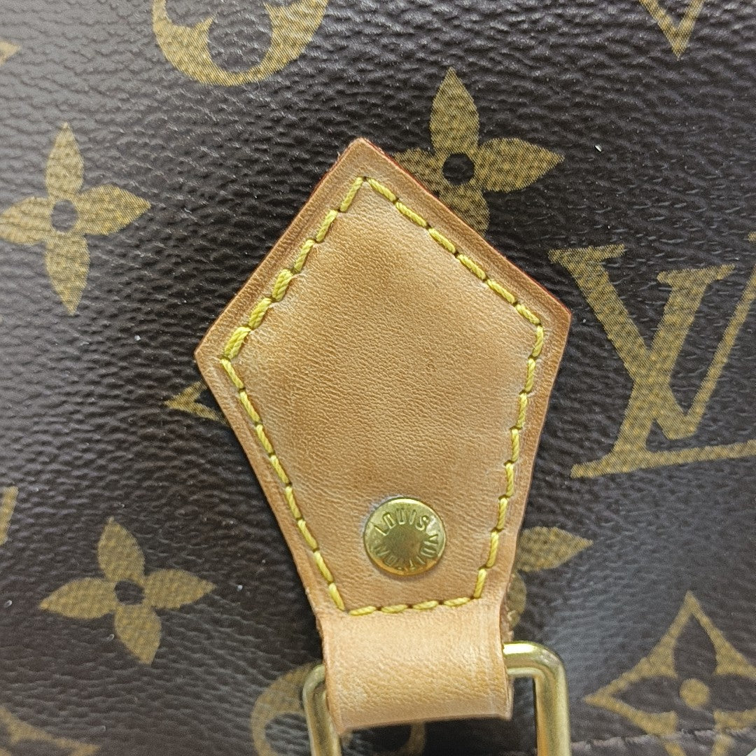 SPEEDY 25 Monogram Coated Canvas Brown
