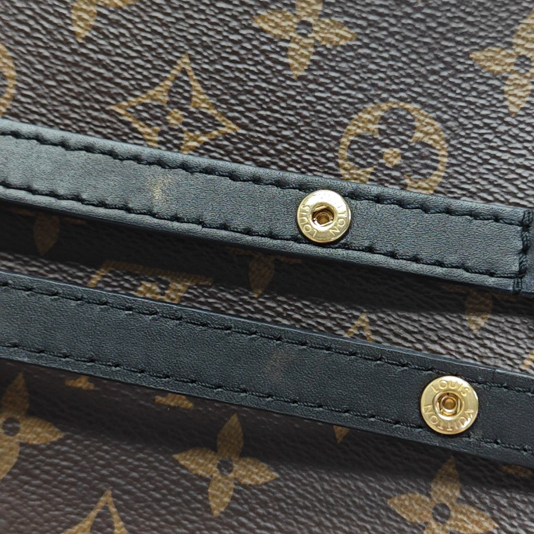 NÉONOÉ MM Monogram Coated Canvas Brown
