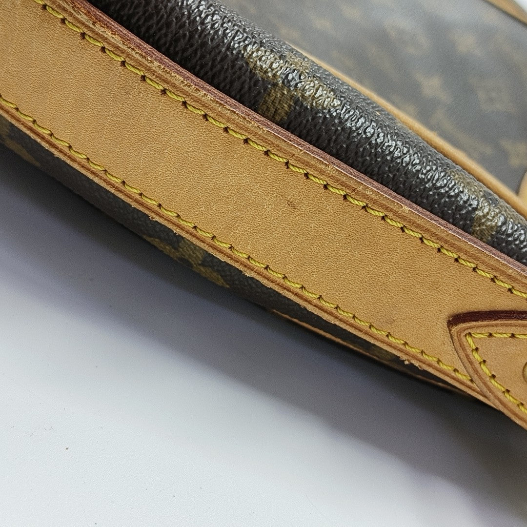 TULUM PM Monogram Coated Canvas Brown