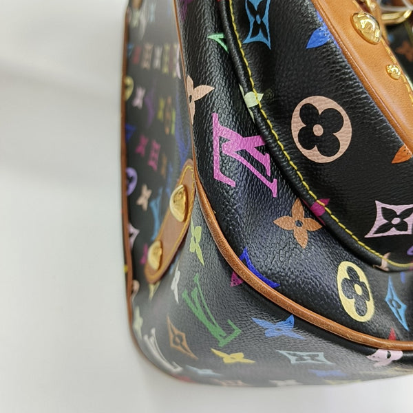 LV × TM RITA Monogram Coated Canvas Black