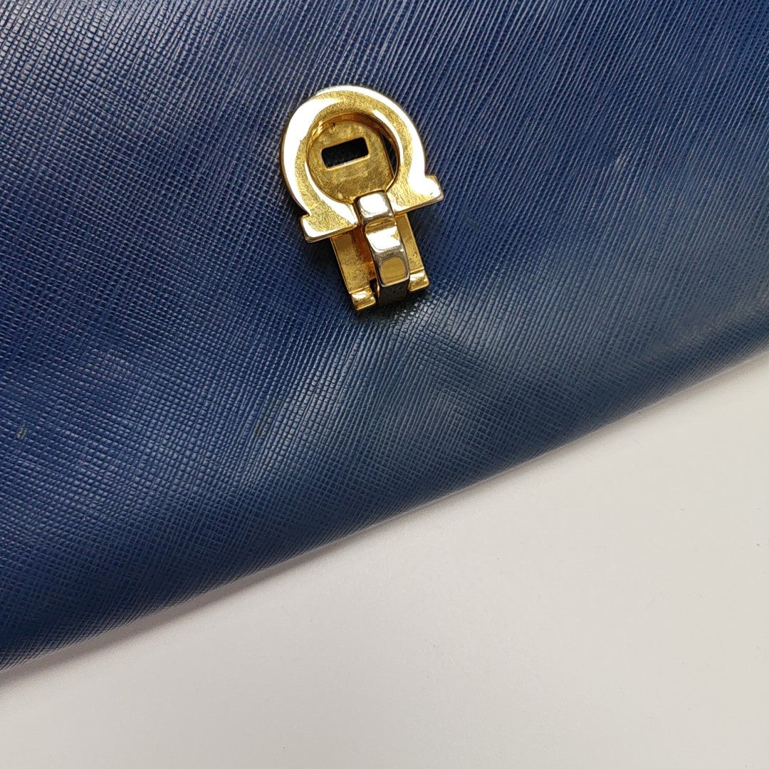 Gancini Calfskin Blue
