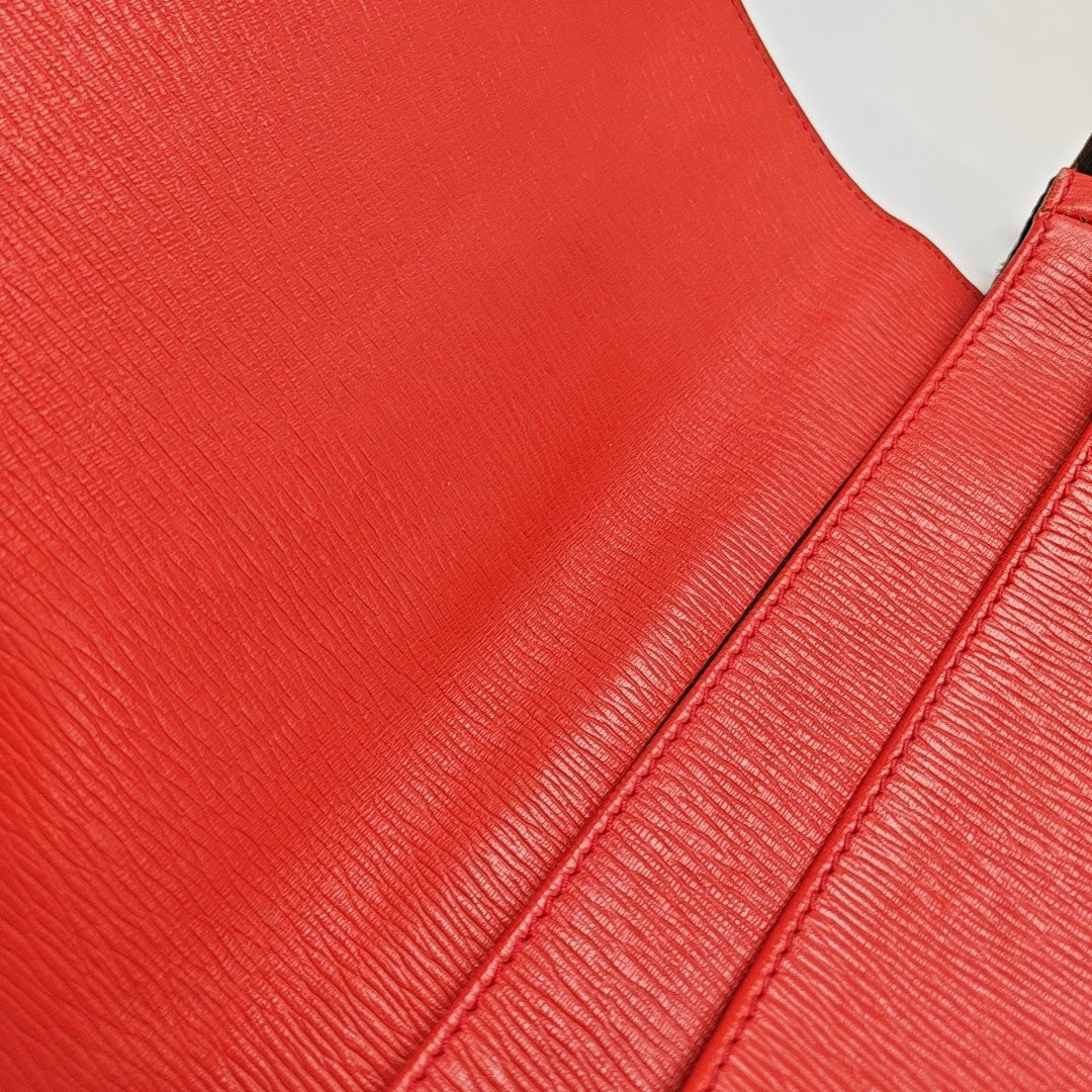 Calfskin Shoulder Bag Red