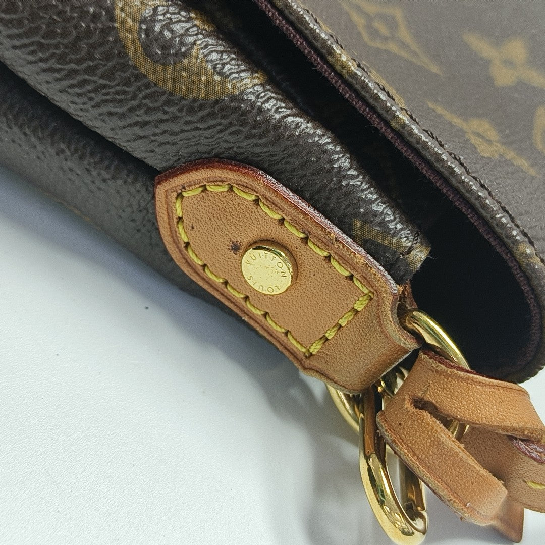FAVORITE MM Monogram Coated Canvas Brown