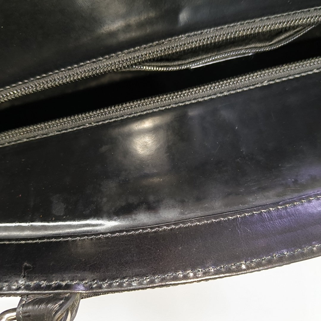 Fabric Shoulder Bag Black