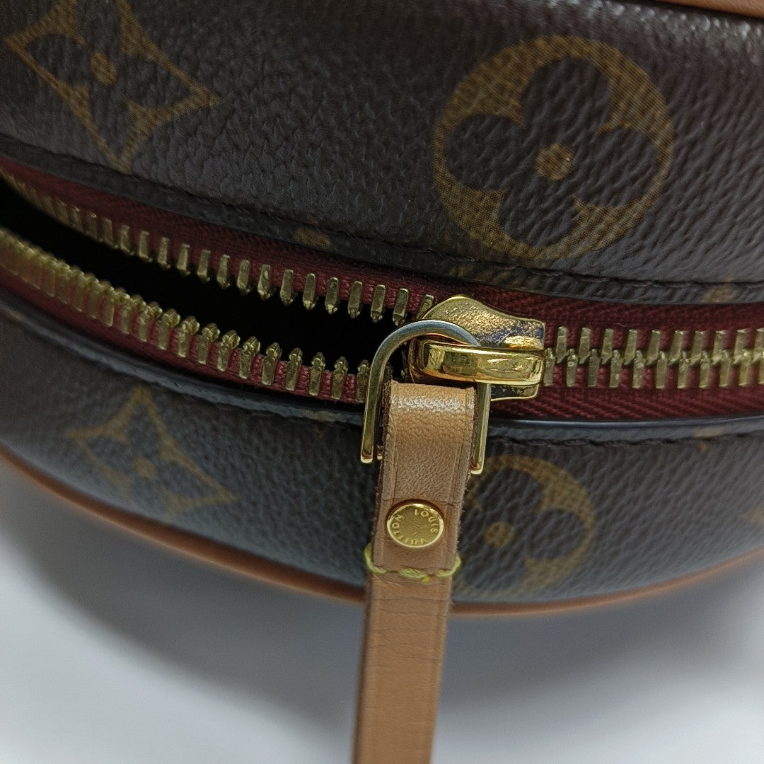 BOITE CHAPEAU PM Monogram Coated Canvas Brown