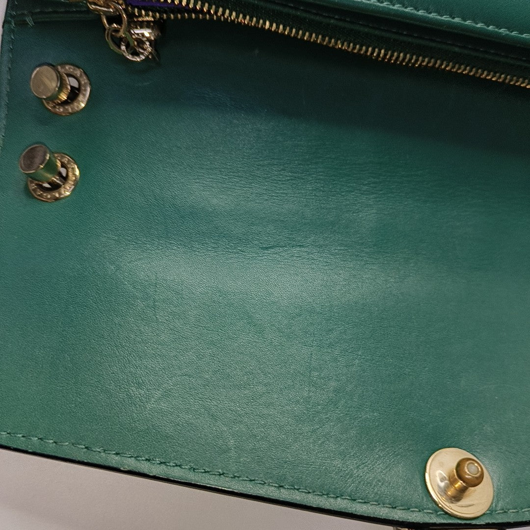 SERPENTI FOREVER Medium Calfskin Green