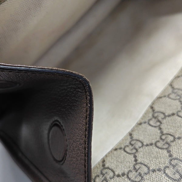 Neo Vintage Large Monogram Coated Canvas Brown