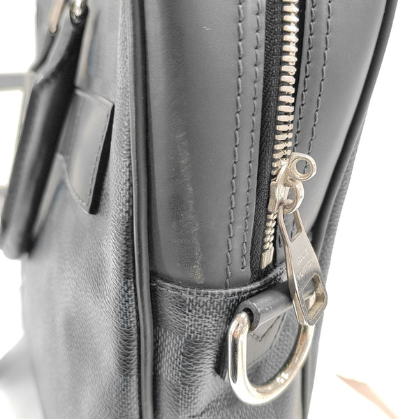 PORTE-DOCUMENTS Damier Coated Canvas Blue