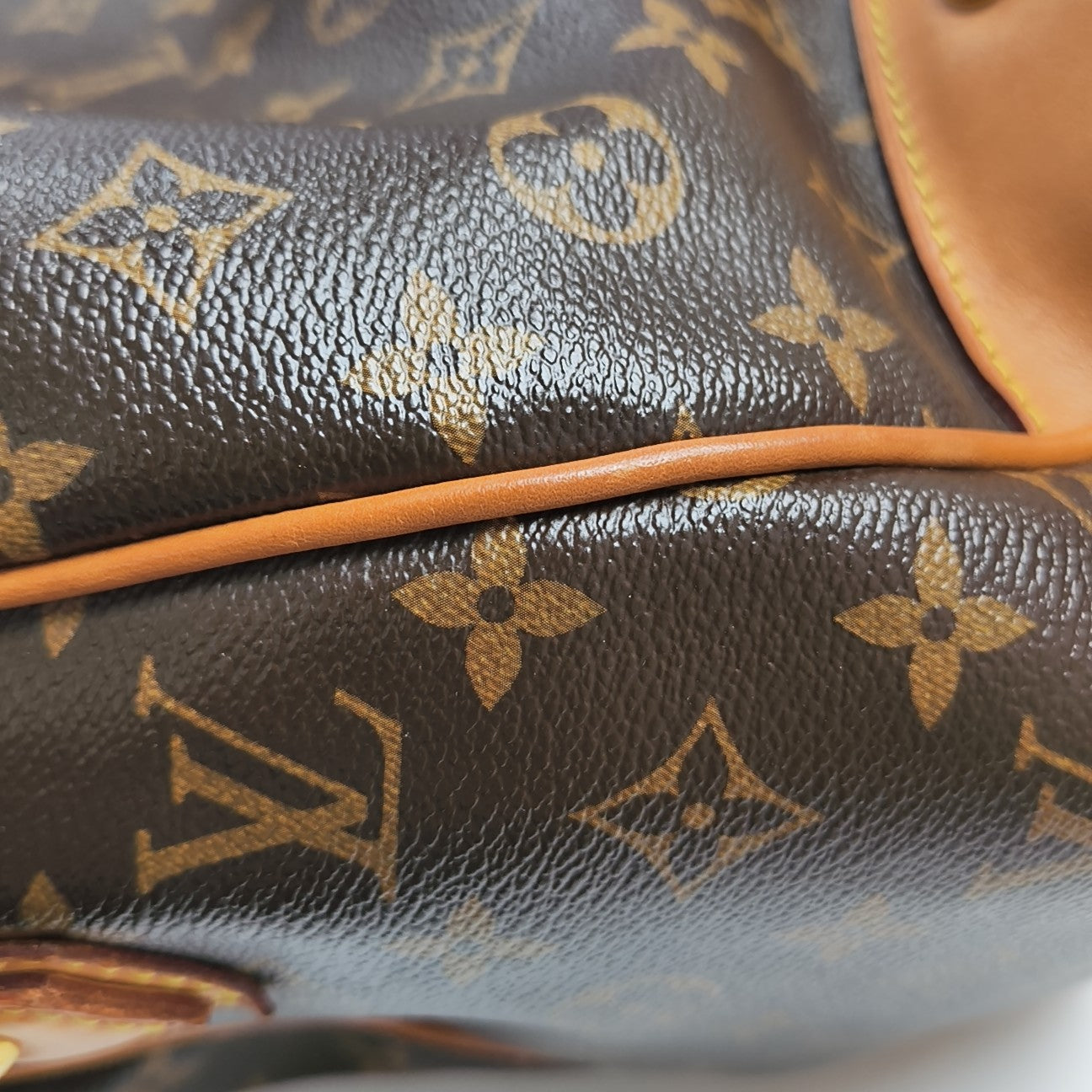 RETIRO GM Monogram Coated Canvas Brown