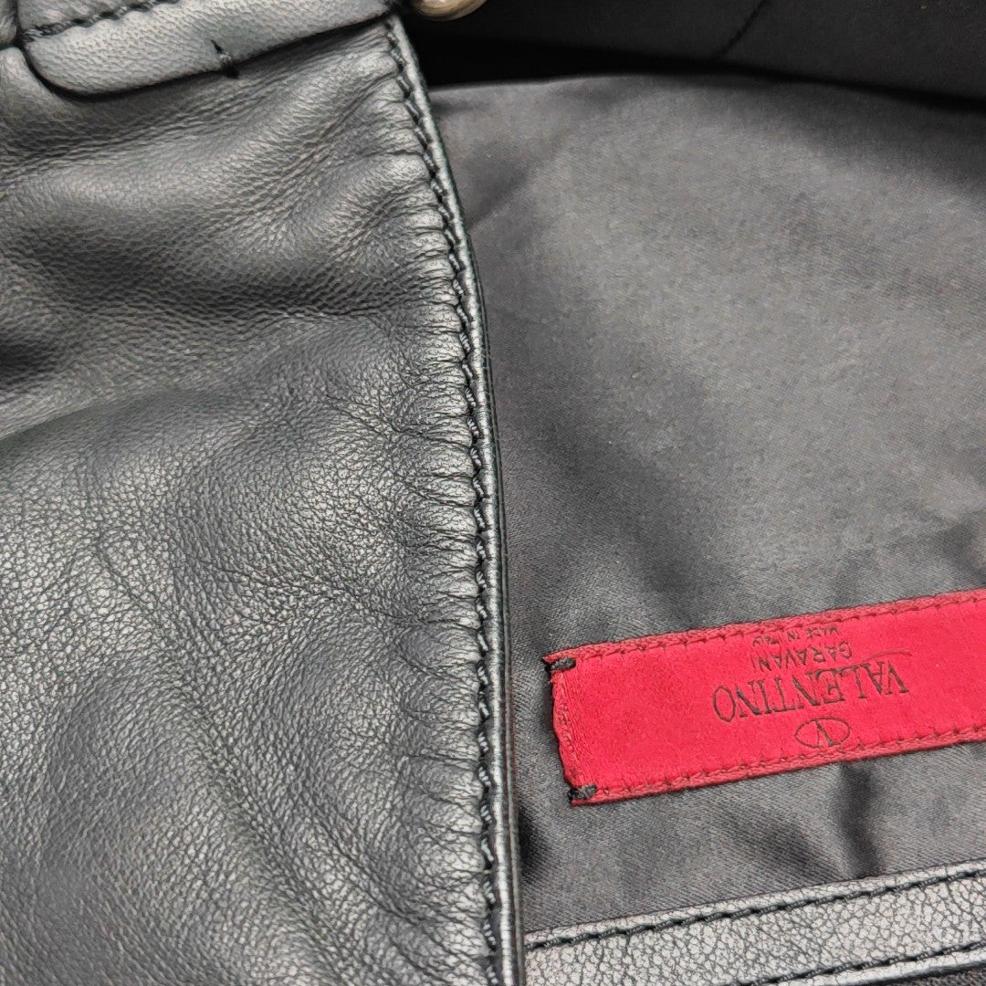 Lambskin Tote Bag Black