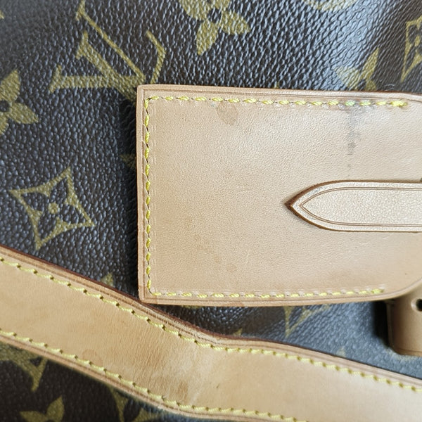 SAC SOUPLE 55 Monogram Coated Canvas Brown