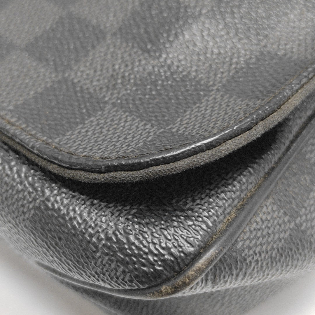 DISTRICT MM Damier Graphite Coated Canvas Gray