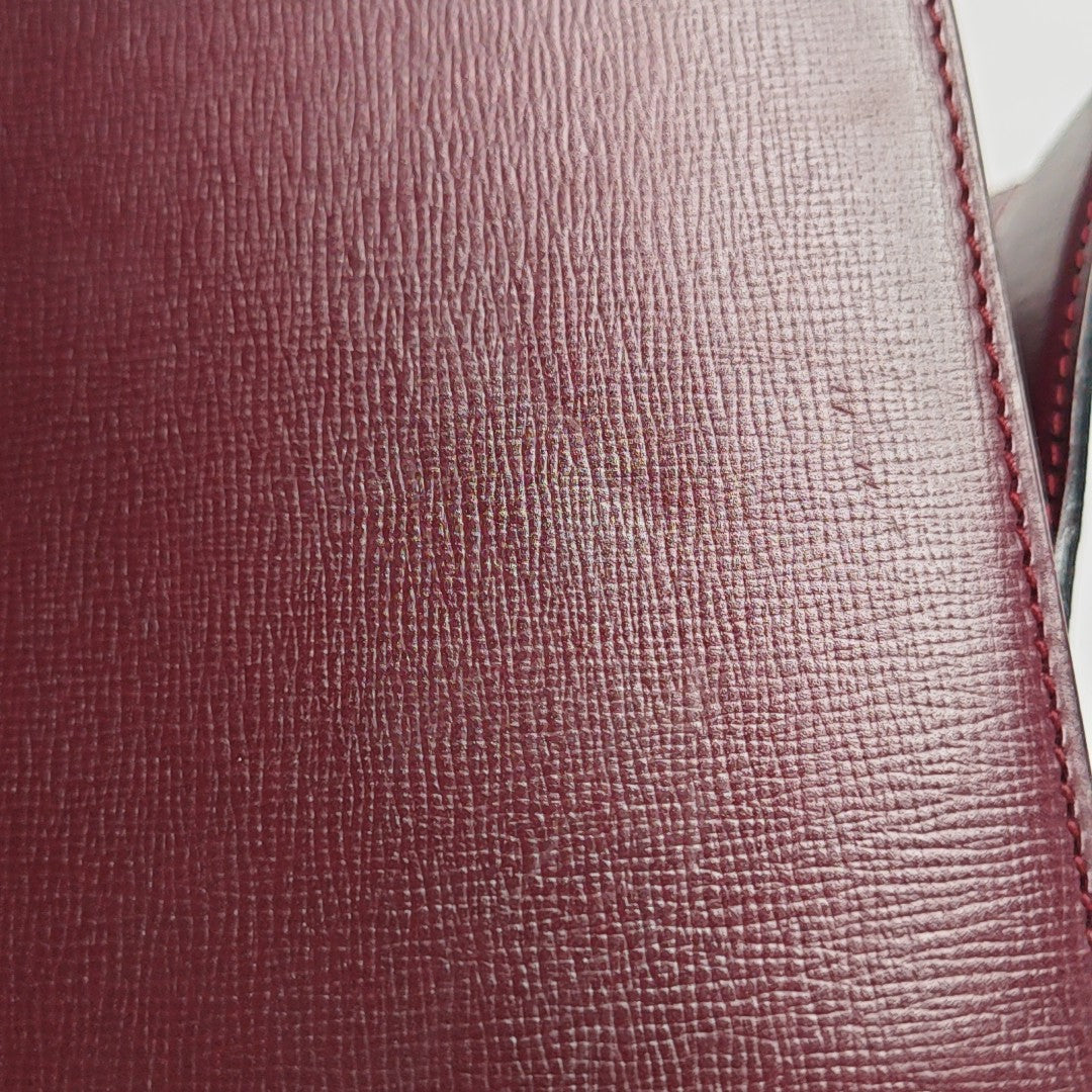 Calfskin Shoulder Bag Red