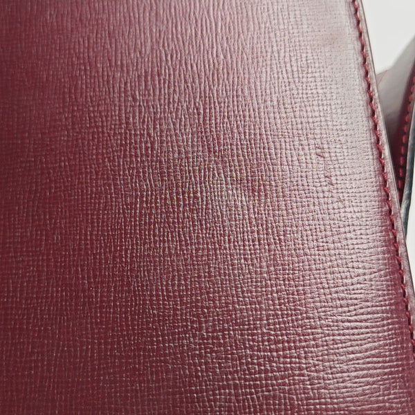 Calfskin Shoulder Bag Red
