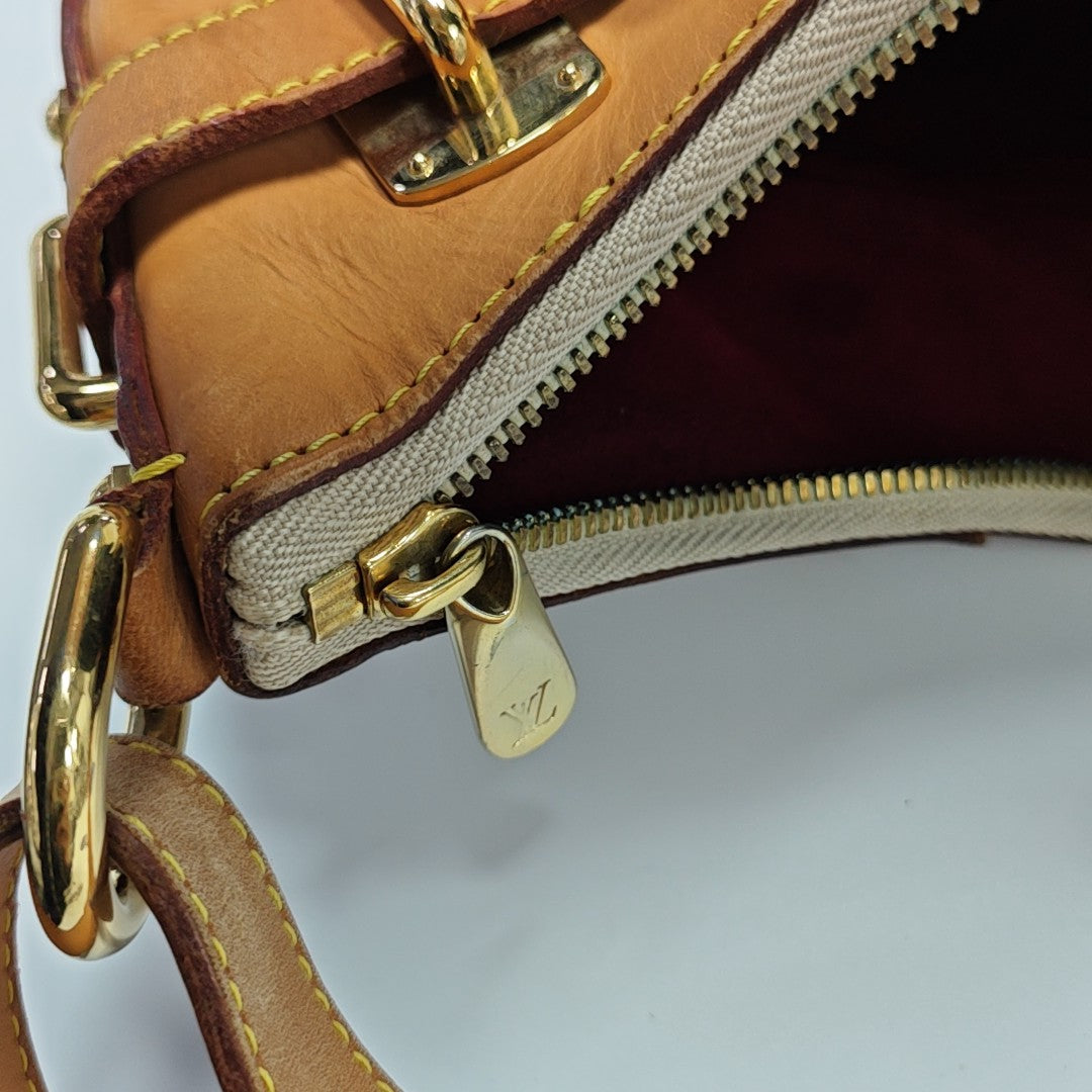 GRETA Monogram Coated Canvas White