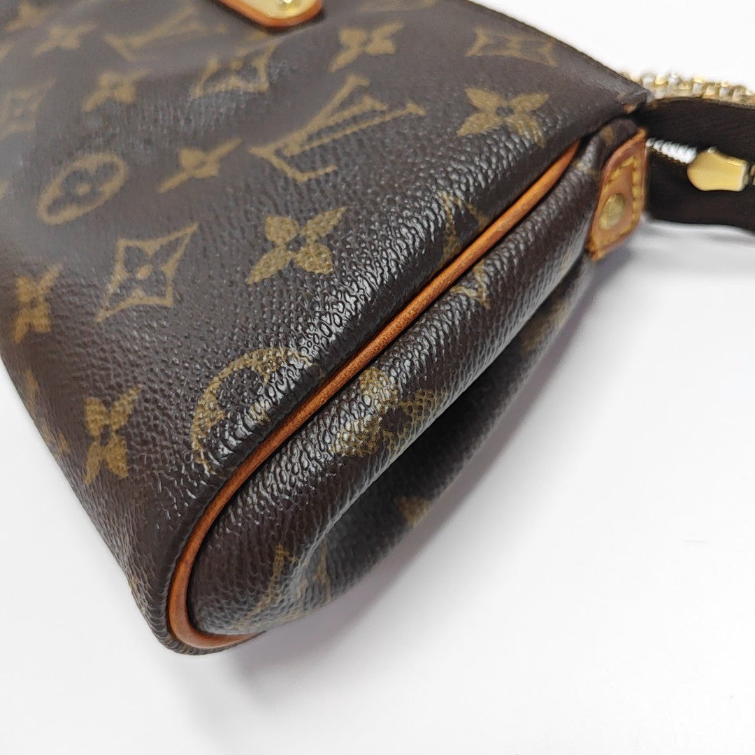 EVA Monogram Coated Canvas Brown
