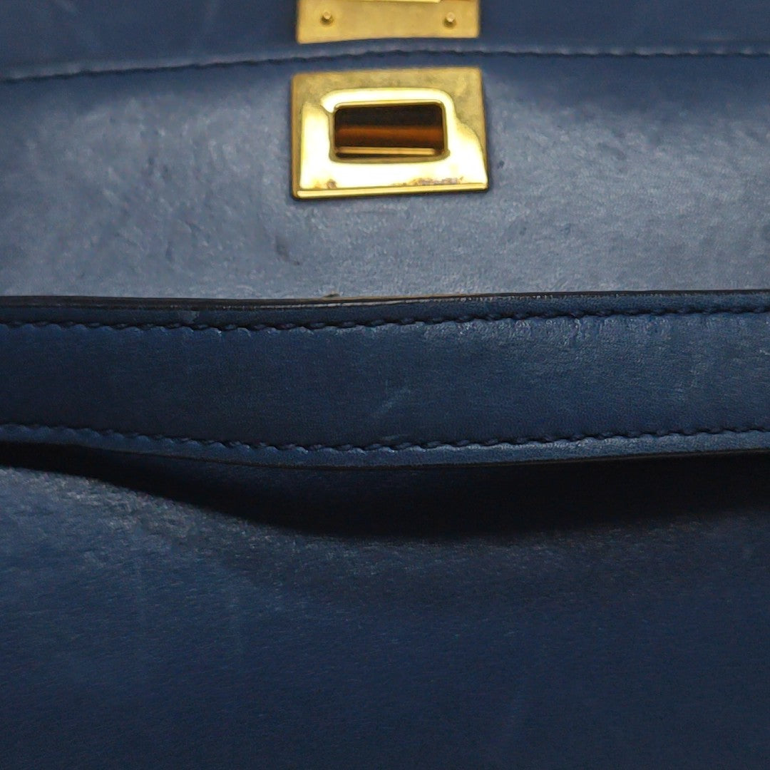 CLASSIC BOX Mini Calfskin Blue