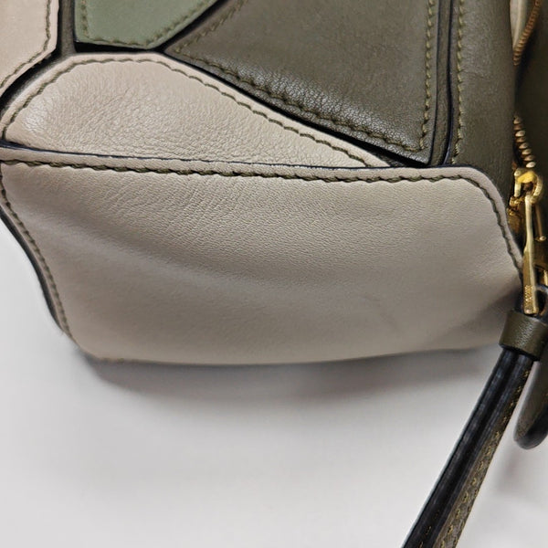 Puzzle Mini Calfskin Multicolor