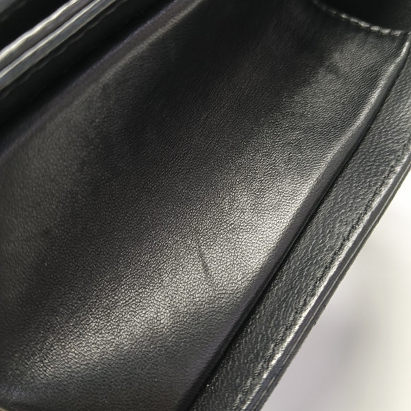 BOY CHANEL Medium Quilted Calfskin Black