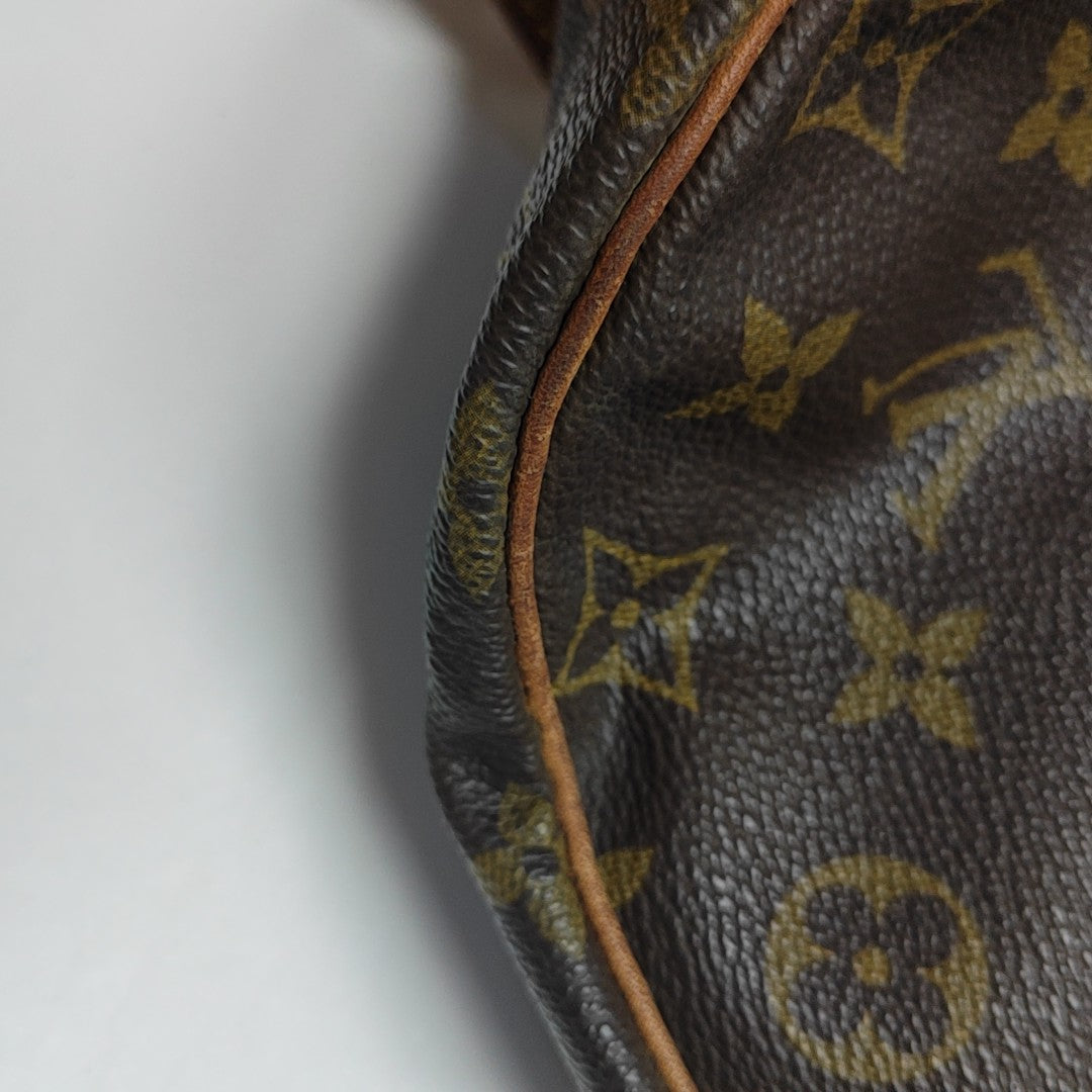 SAUMUR 35 Monogram Coated Canvas Brown