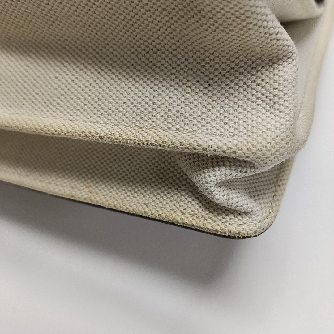 Pochette Medium Canvas Beige