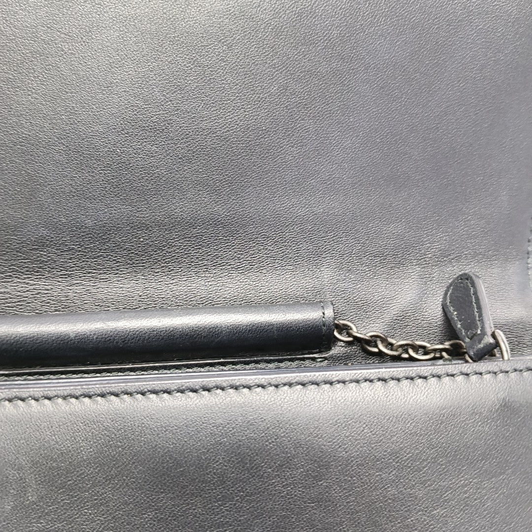 Lambskin Shoulder Bag Black