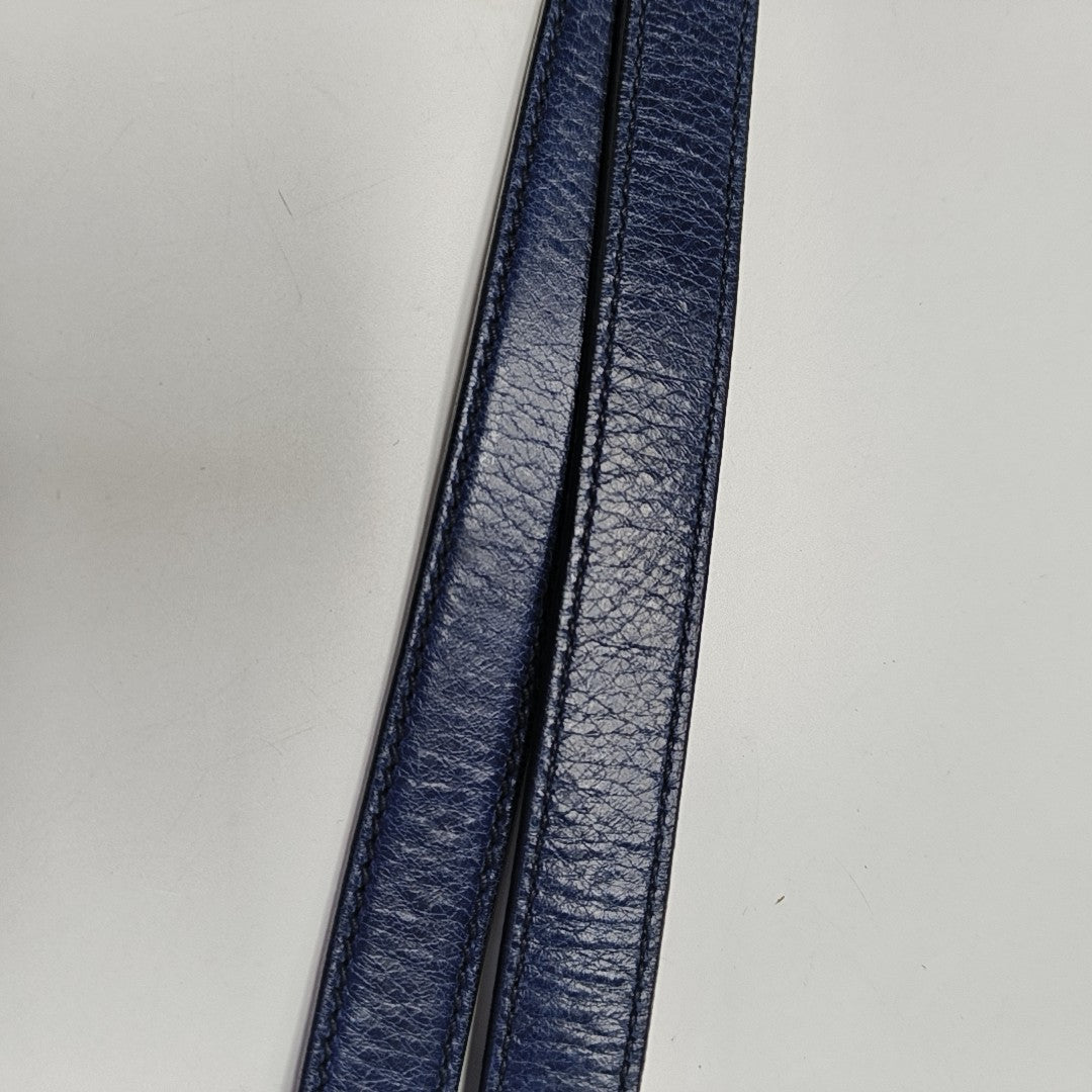 Bow Calfskin Blue