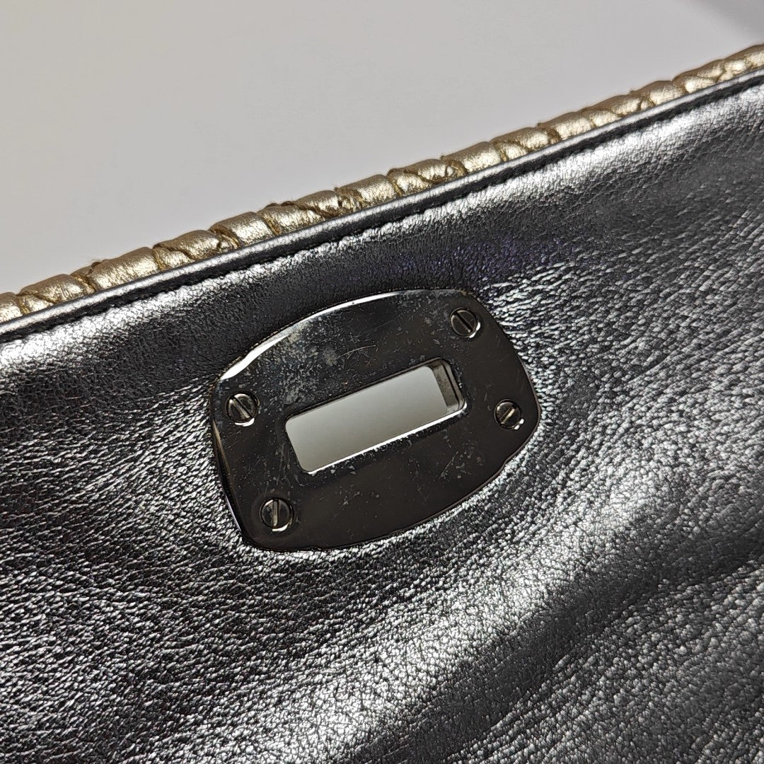 Quilted Lambskin Shoulder Bag Beige