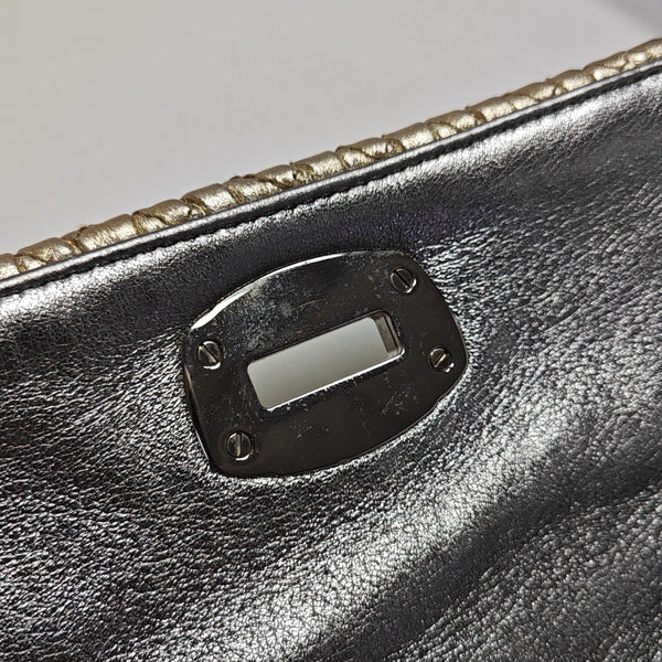 Quilted Lambskin Shoulder Bag Beige