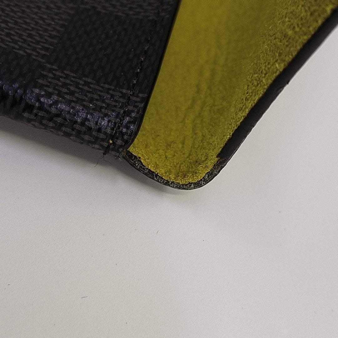 ALPHA Damier Graphite Coated Canvas Gray