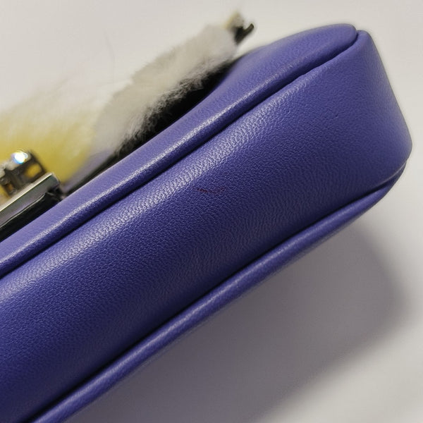 Baguette Micro Lambskin Purple