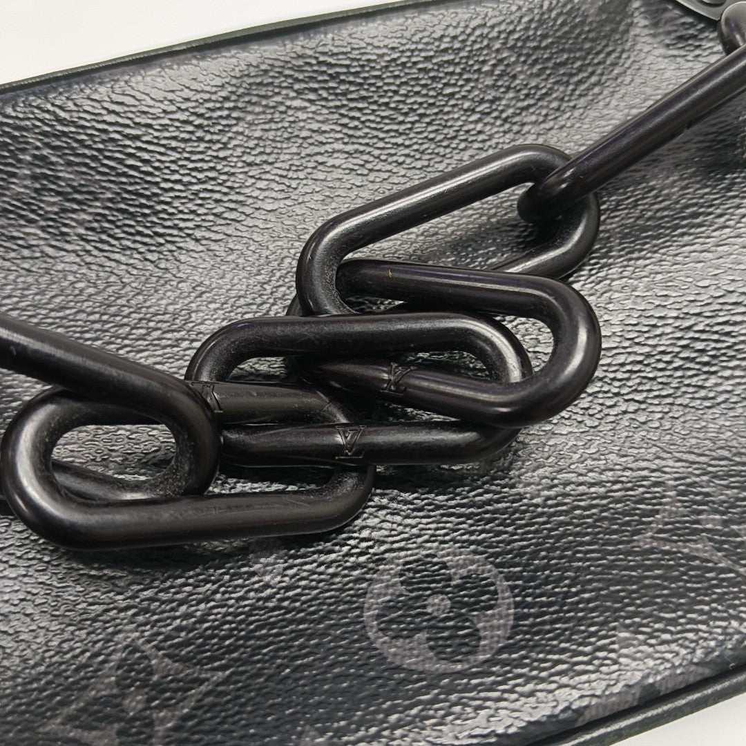 SOFT TRUNK Mini Monogram Coated Canvas Black