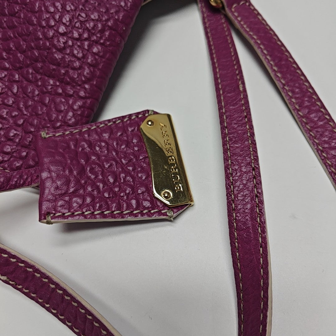 Calfskin Tote Bag Purple