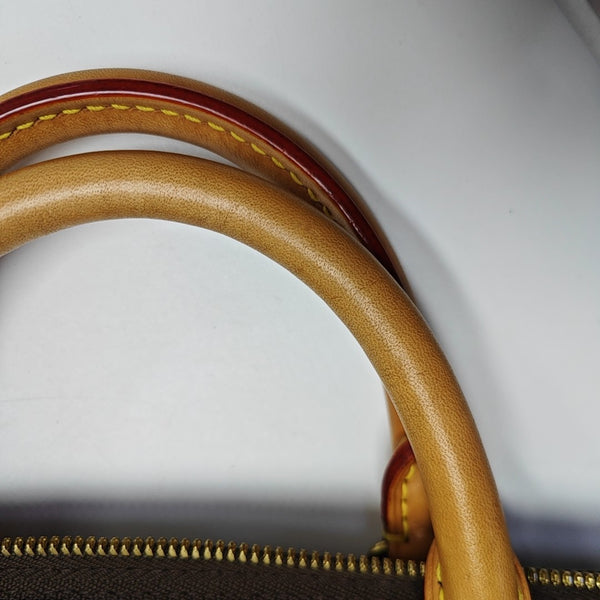 SPEEDY 35 Monogram Coated Canvas Brown