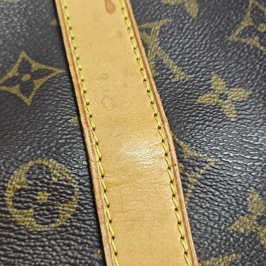 SAC SOUPLE 55 Monogram Coated Canvas Brown