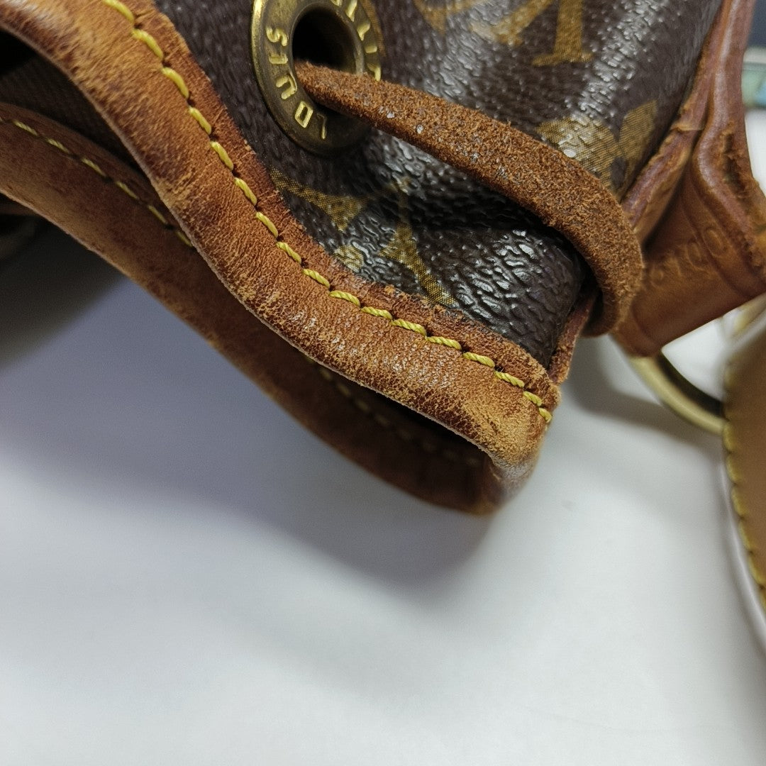 NOÉ GM Monogram Coated Canvas Brown