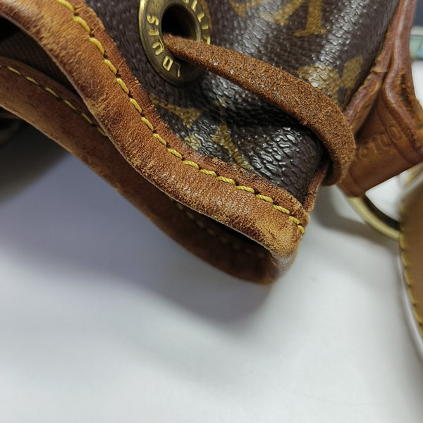 NOÉ GM Monogram Coated Canvas Brown